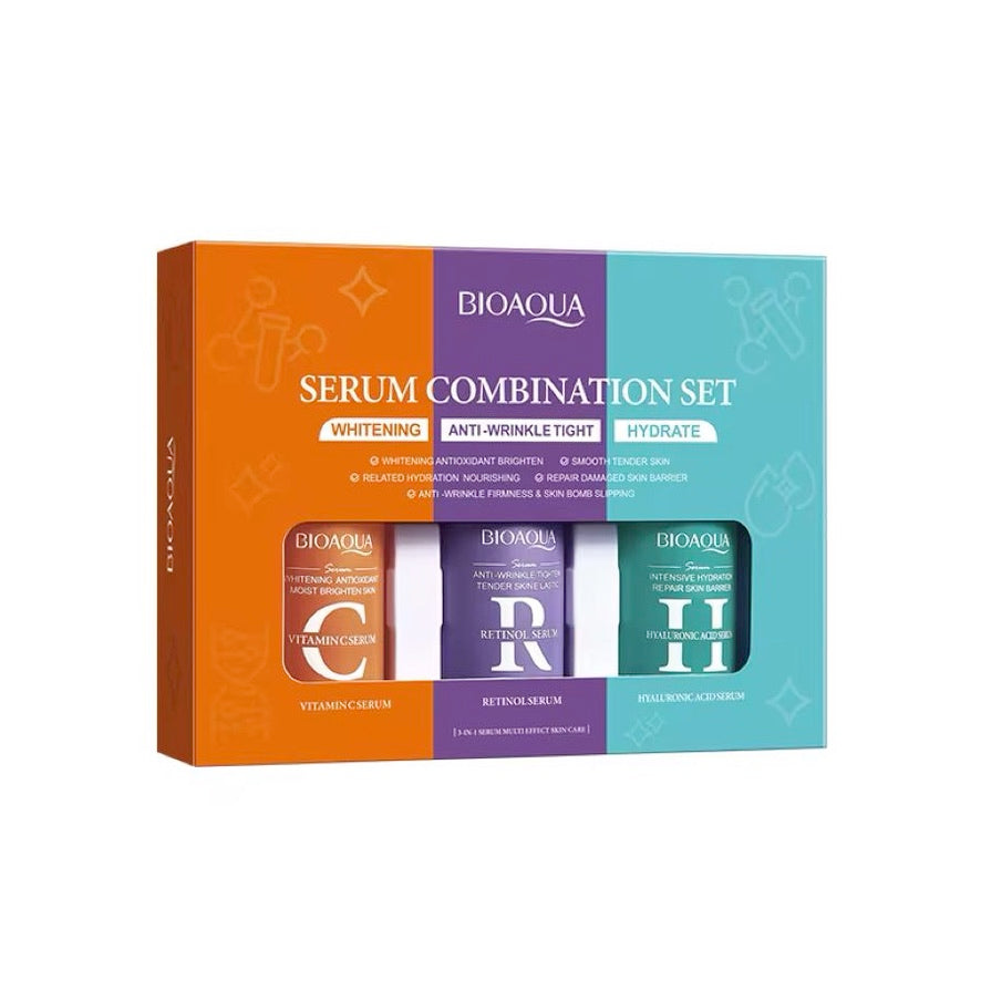 NUEVO KIT SERUM HIDRATANTES BIOAQUA PAGA 2 SERUM Y TE REGALAMOS EL TERCERO + EBOOK GUÍA PIEL RADIANTE