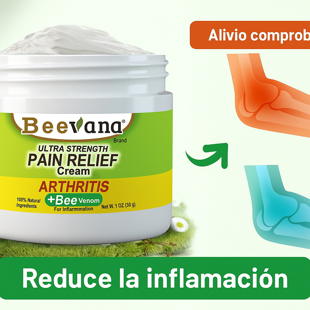 NUEVA crema dolores y articulaciones Beevana