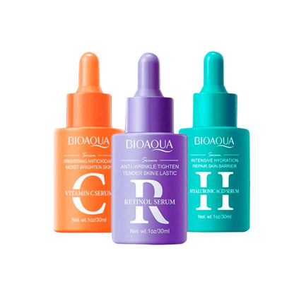 NUEVO KIT SERUM HIDRATANTES BIOAQUA PAGA 2 SERUM Y TE REGALAMOS EL TERCERO + EBOOK GUÍA PIEL RADIANTE