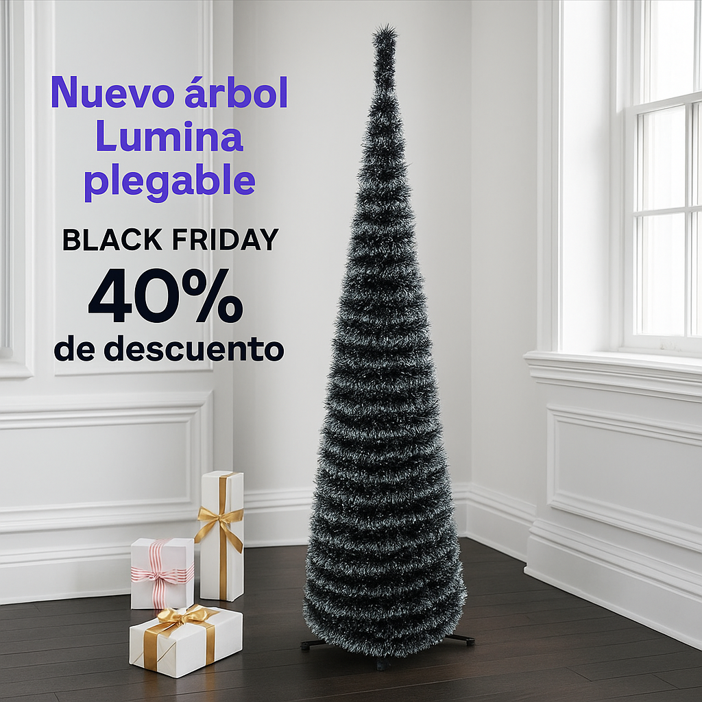 NUEVO Árbol lumina plegable - 40% de descuento - Luces gratis