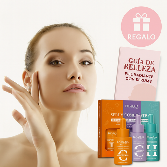 NUEVO KIT SERUM HIDRATANTES BIOAQUA PAGA 2 SERUM Y TE REGALAMOS EL TERCERO + EBOOK GUÍA PIEL RADIANTE